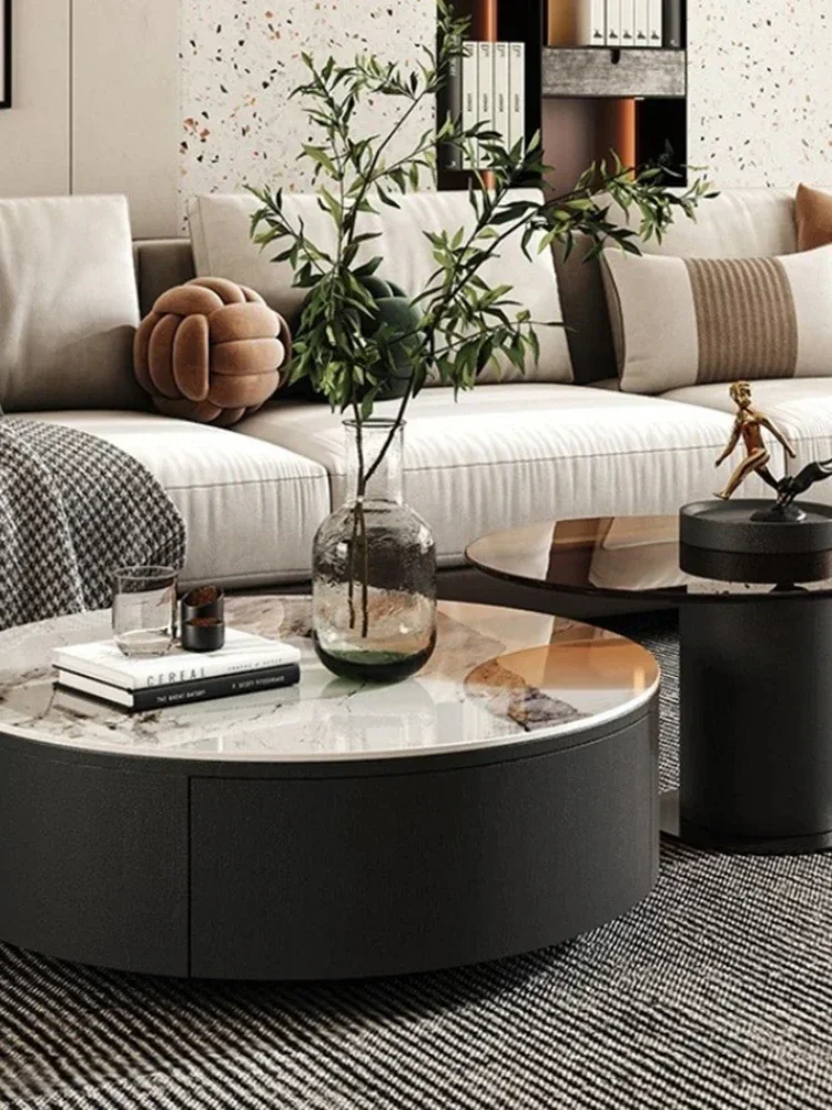 Металлические круглые ультранизкие промышленные глянцевые столы вверх и вниз