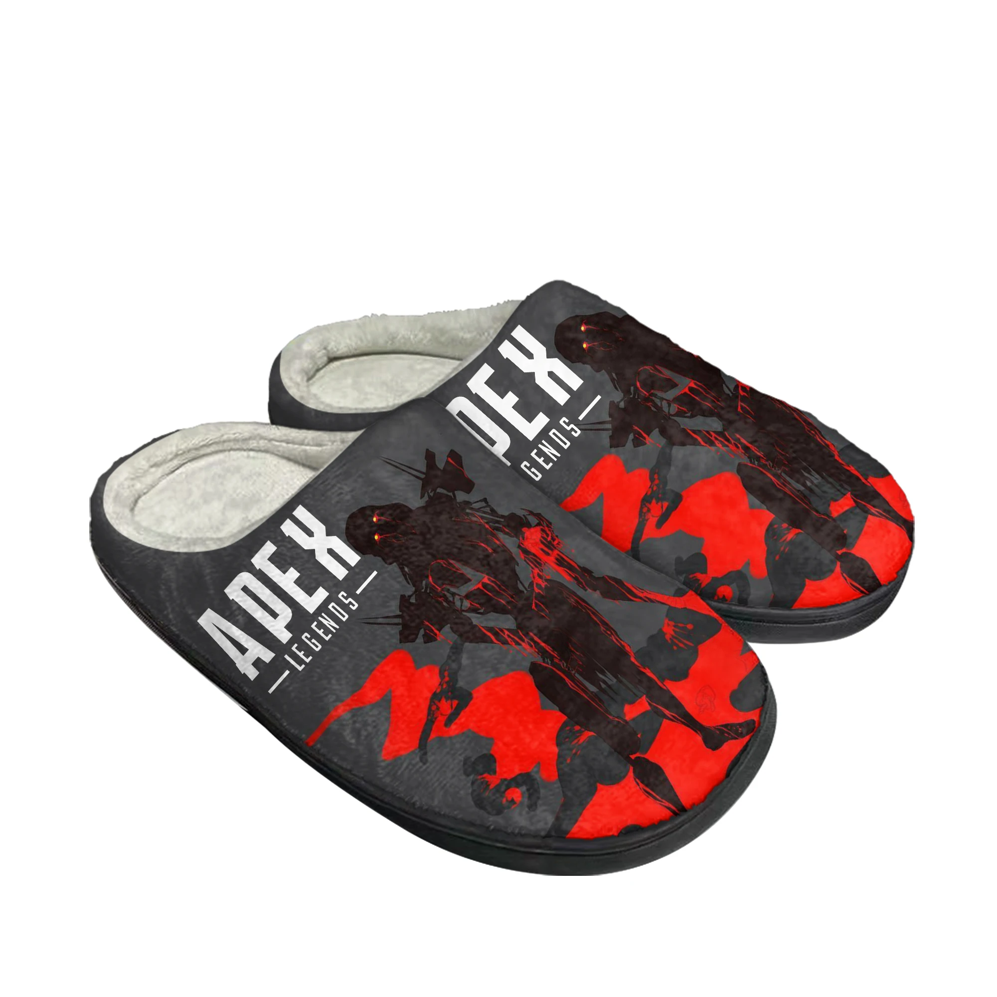 

Hot Cartoon Game Apex Legends Revenant Home Cotton Slippers Mens Womens Plush Bedroom Casual Keep Warm Shoes Tailor Made Slipper