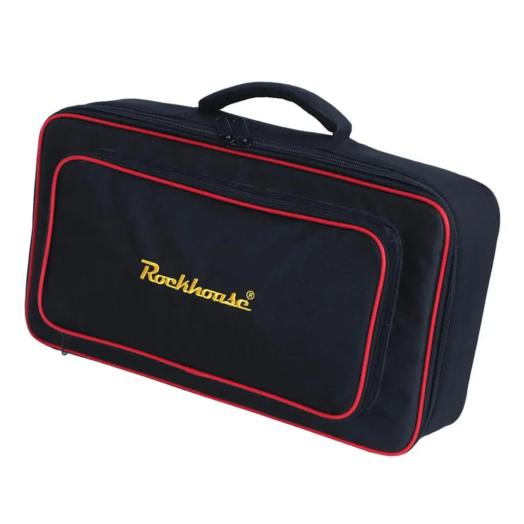 

Durable Oxford Cloth Electric Guitar Pedalboard Bag Organizer Handbag Black Musical Instrument Part