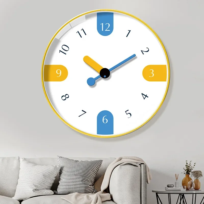 

Cartoon Clock Quartz on The Wall Decor Home and Decoration Child Decorations for Living Room Modern Minimalist The Clocks