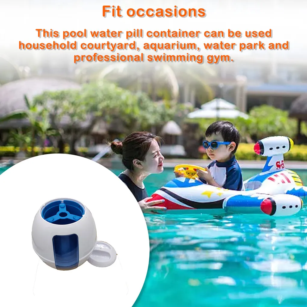

Swimming Pool Tablet Dispenser Cleaning Water Applicator Courtyard