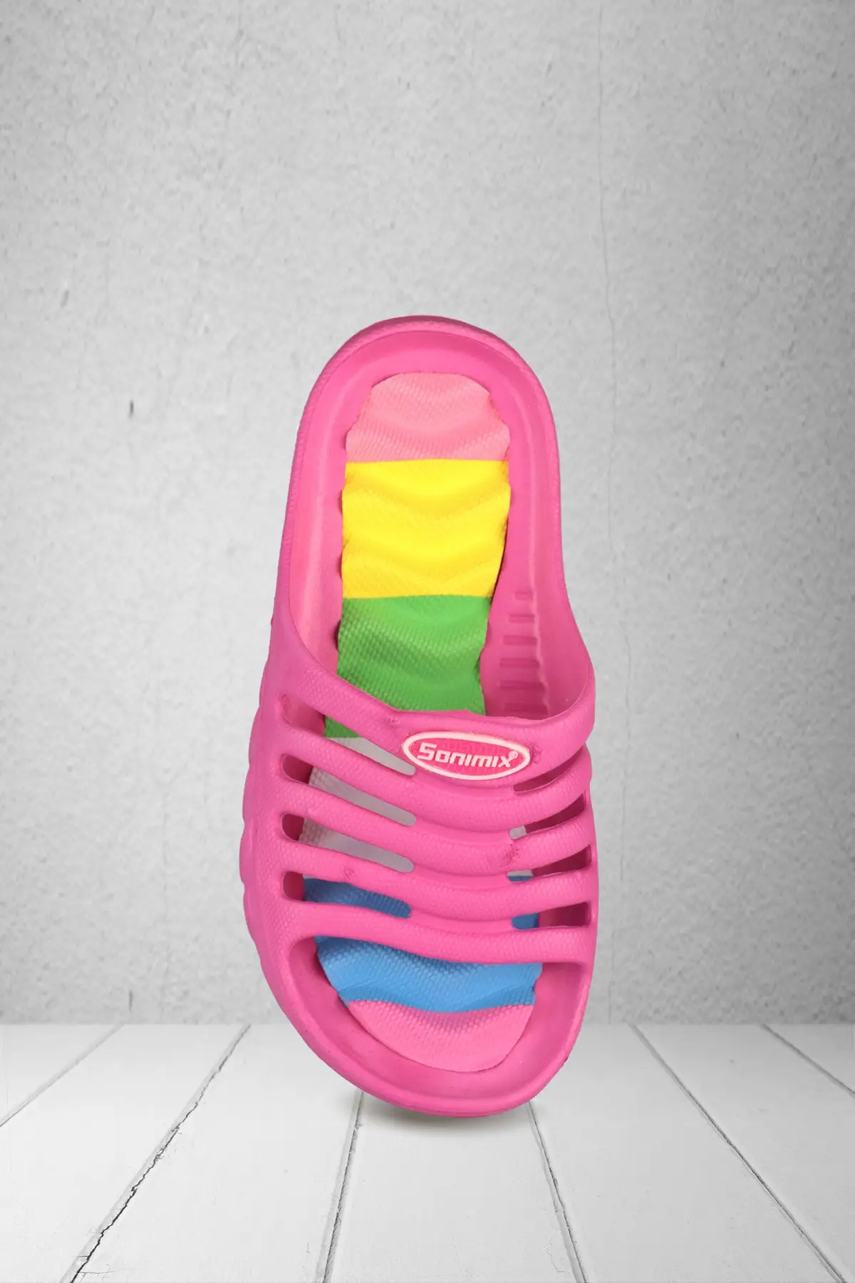 

Hot Selling Kids Fuchsia Unisex Slippers DXTRSWMNT 2021 New Arrival Boys Girls Lightweight Cute Casual Breathable Shoes