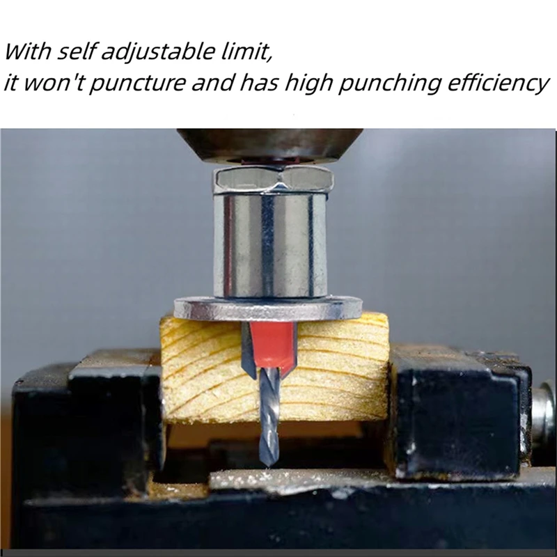

1pc 8mm Shank HSS Countersink Woodworking Router Bit set Milling Cutter Screw Extractor Demolition