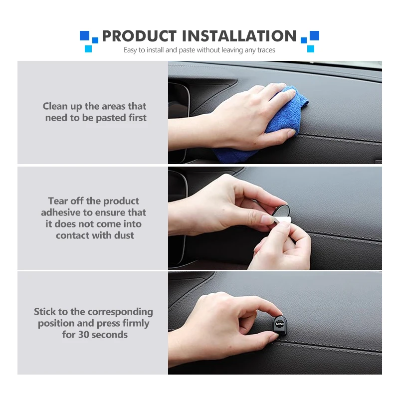 4 шт. мини-автомобильный крючок для пасты самоклеящийся невидимый держатель