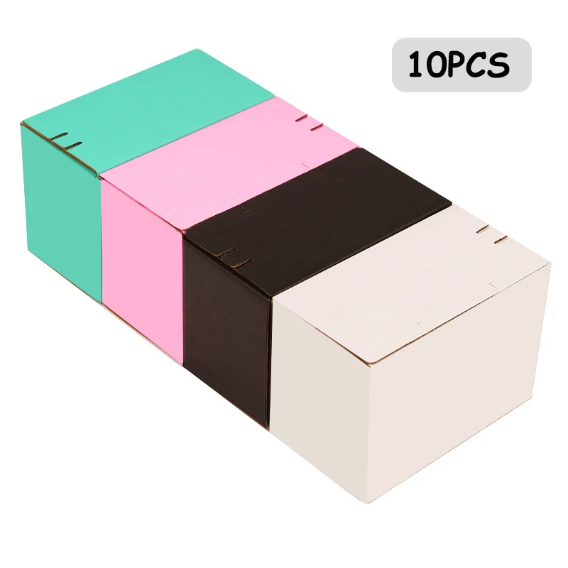 10Pcs Zipper Packaging Mailing Box for Wedding Party Handmade Storage Carton Express Kraft Box Premium Cardboard Shipping Boxes