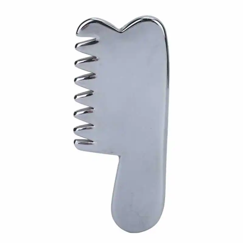 

Scrapping Massage Comb Natural Energy Stone Terahertz Massage Comb Portable Shaving V Face Beauty Comb Blood Circulation