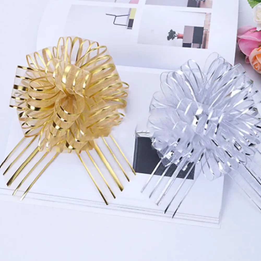 

5pcs Large Pull Bow Ribbons DIY Packing Wrap Bowknot Wedding Festival Decoration Party Decoration Home Decor