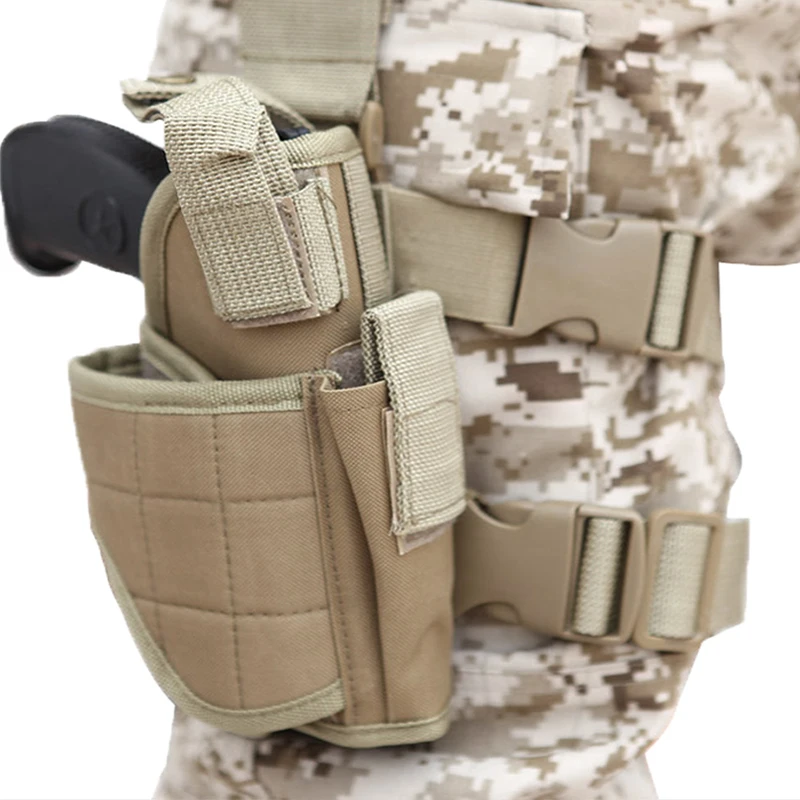 Тактическая сумка для пистолета кобура ног охотничья с ремнем на бедро правая