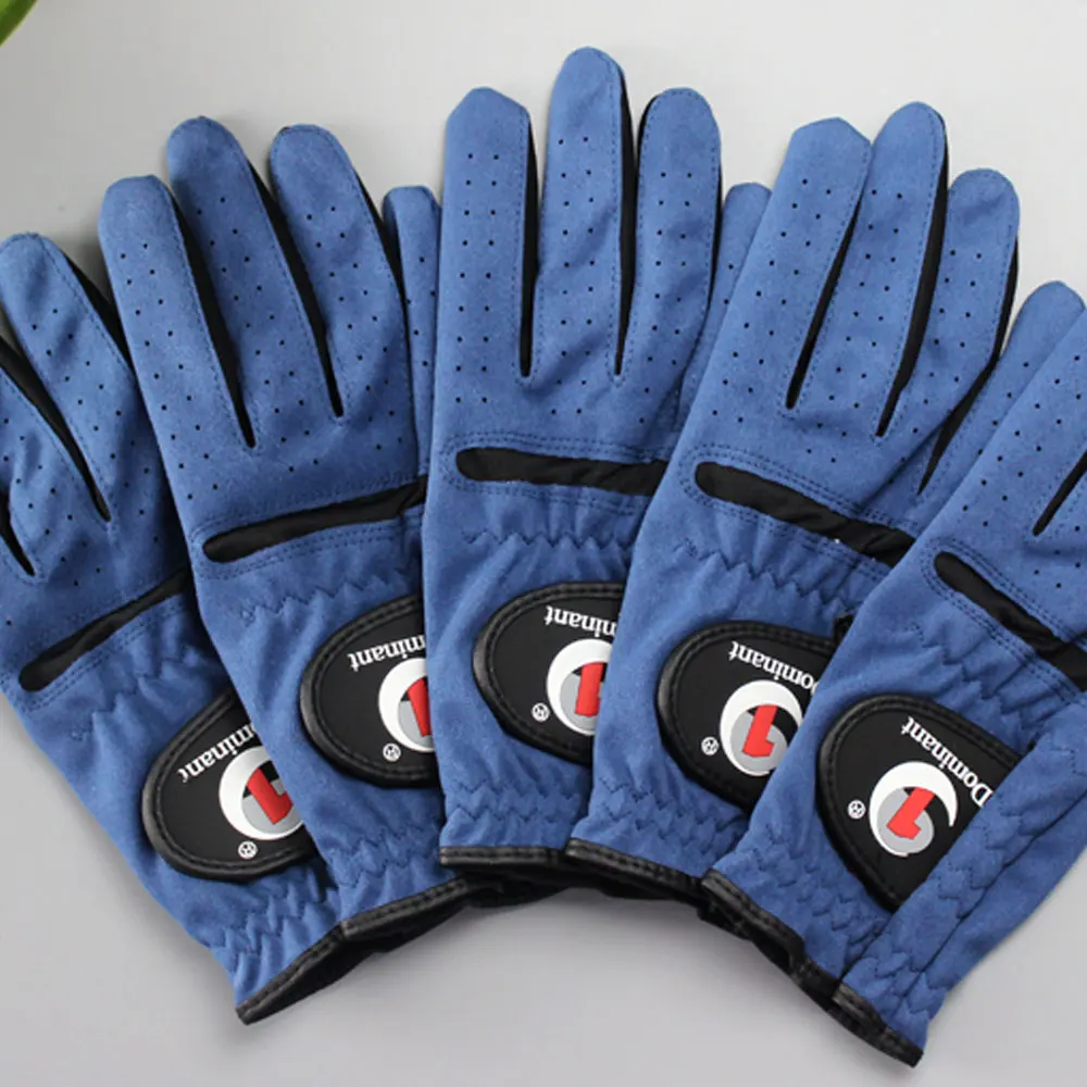 1 pair Men Woman golf gloves fabric Blue Pink glove left right hand for golfer breathable sports glove driver gloves