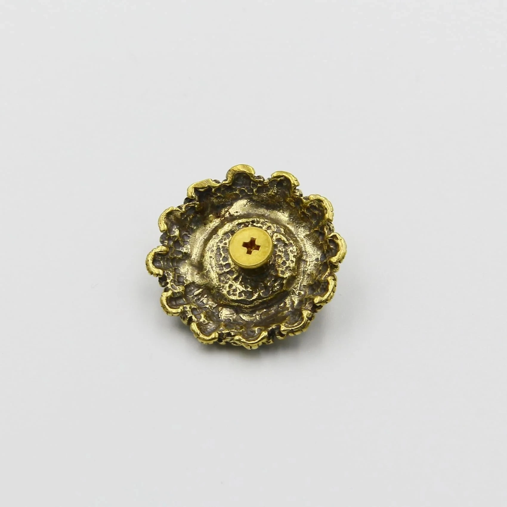 Фото Ретро-Дьявол Conchos, аксессуары для украшения из кожи, цвет латуни и серебра, заклепки с закручивающейся крышкой №2