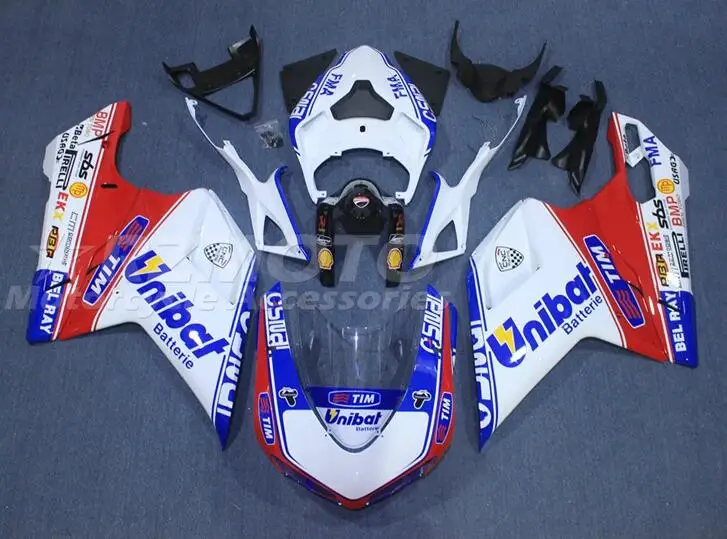 

НОВЫЕ комплекты обтекателей из АБС-пластика, подходят для Ducati 848 1098 1198 07 08 09 10 11 12 2007 2008 2009 2010 2011 2012, комплект кузова красного и синего цвета