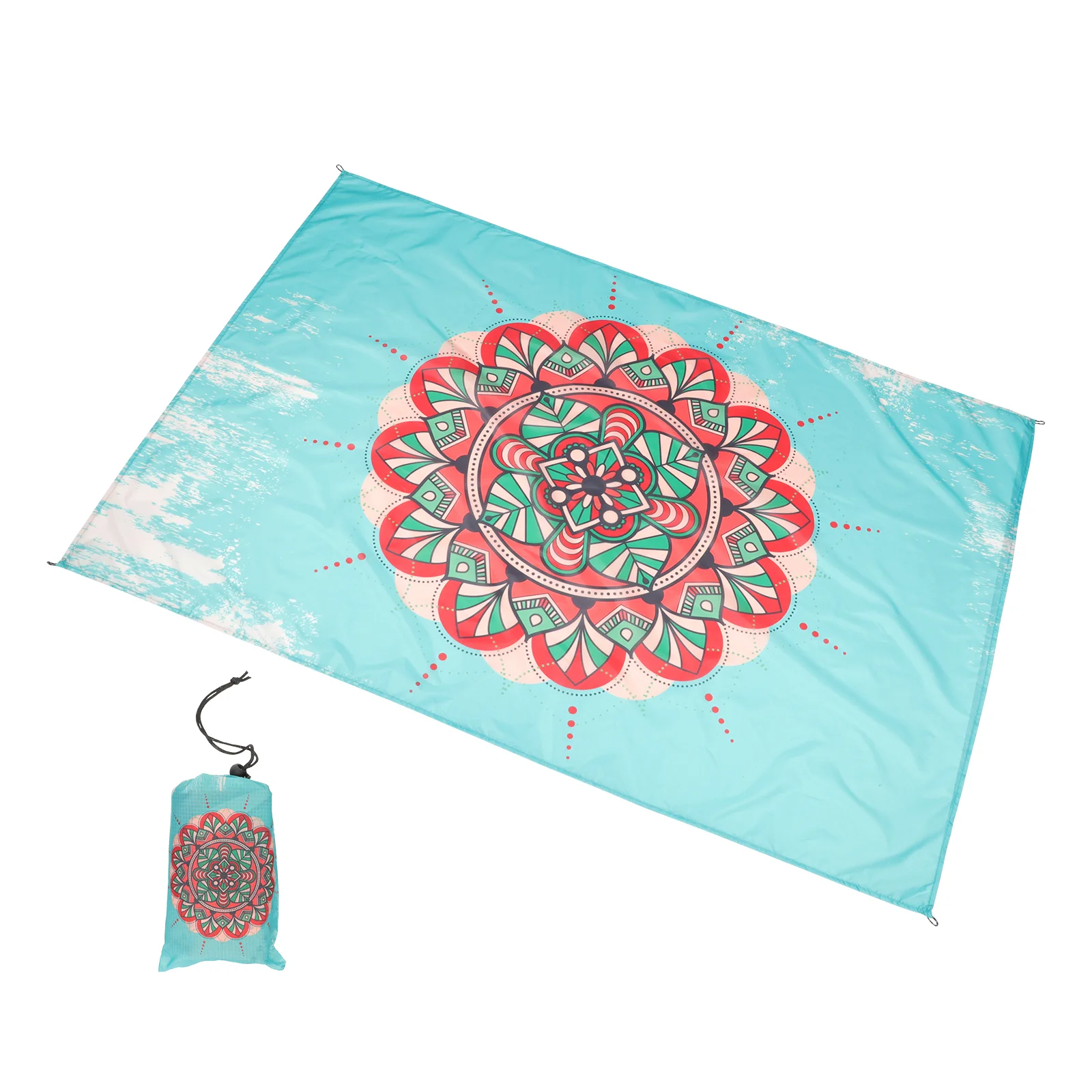 

Beach Blanket Mat Picnic Sand Free Outdoor Foldable Proof Camping Drying Quick Compact Large Blankets Waterproof Pocket Portable
