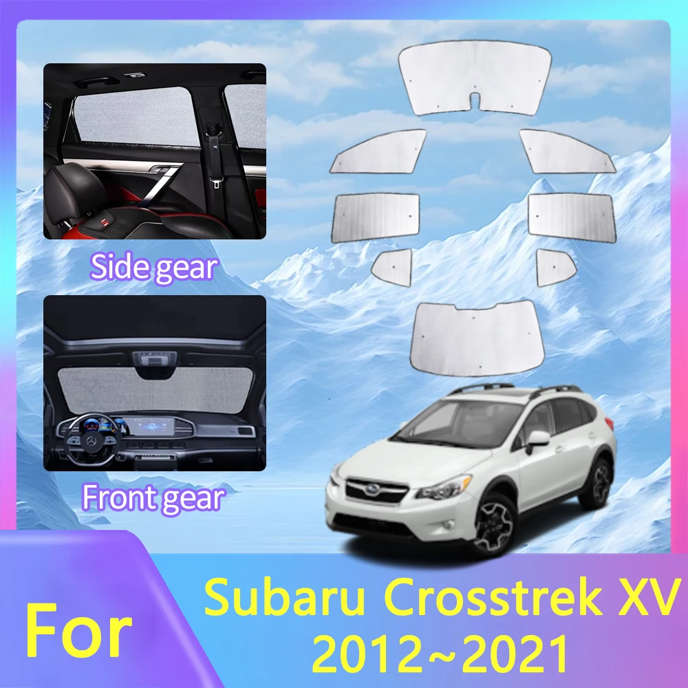 Солнцезащитные козырьки с полным покрытием для Subaru Crosstrek XV GP GT 2012 ~ 2021 2017