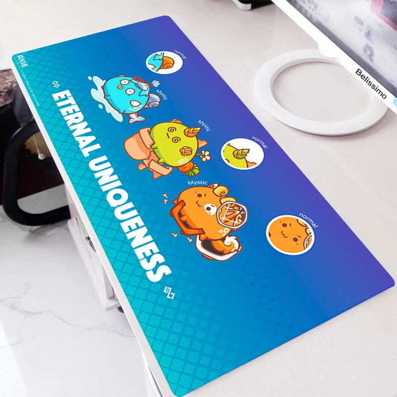 Симпатичная резиновая клавиатура Axie Infinity коврик для мышек с аниме ПК геймерский