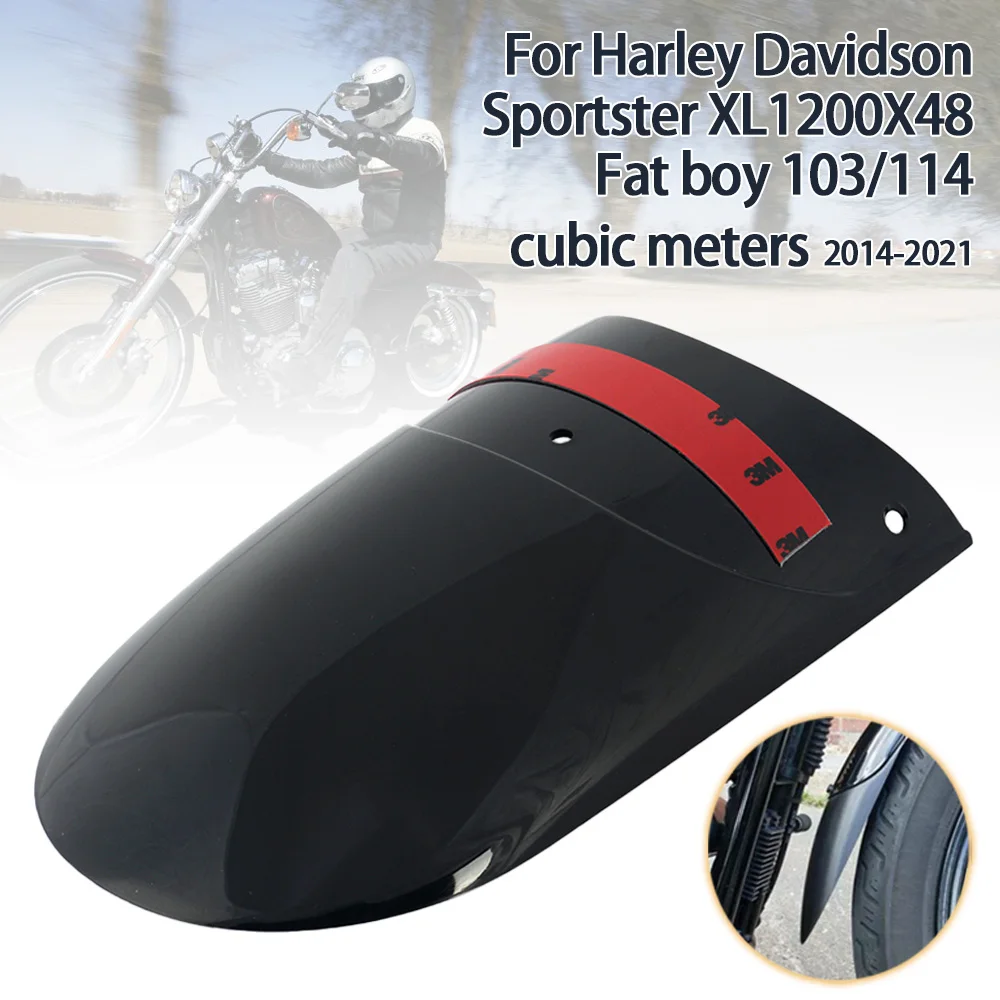 

Переднее брызговик мотоцикла, удлинитель заднего крыла для Harley Davidson XL1200 X48 114 Fat Boy 2014-2021