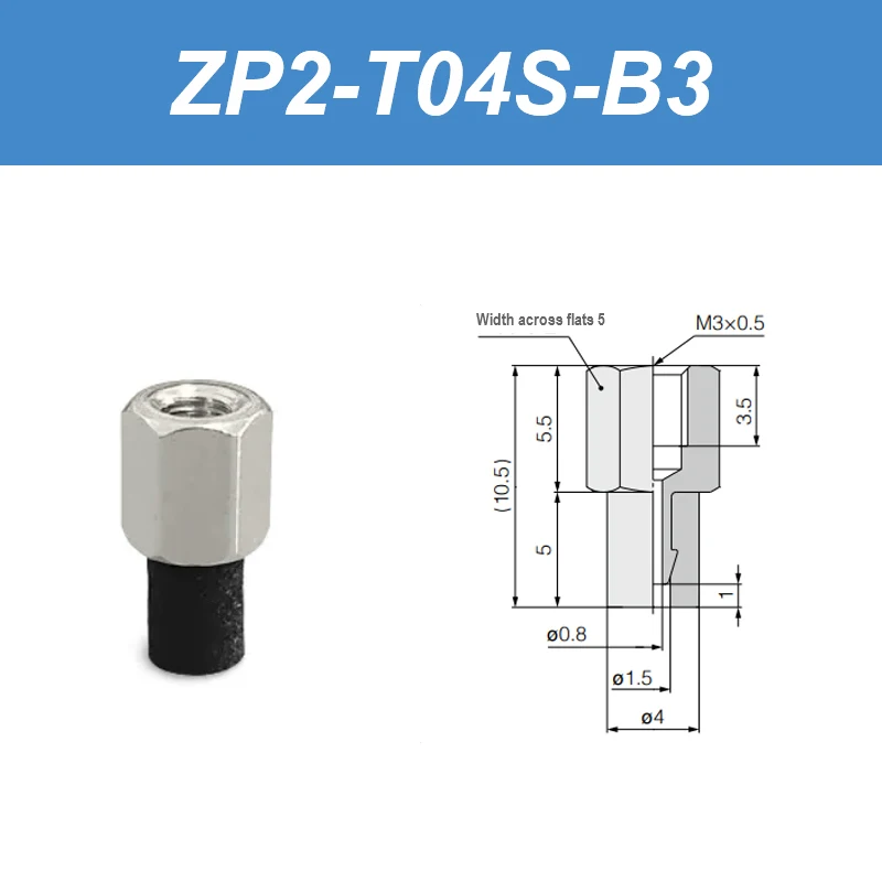

Губчатая вакуумная подушечка серии ZP2, ZP2-T04S-A3, zp2-T06S-A5,ZP2-T08S-A5, ZP2-T10S-B5, соединение с внешней резьбой, внутренняя резьба B
