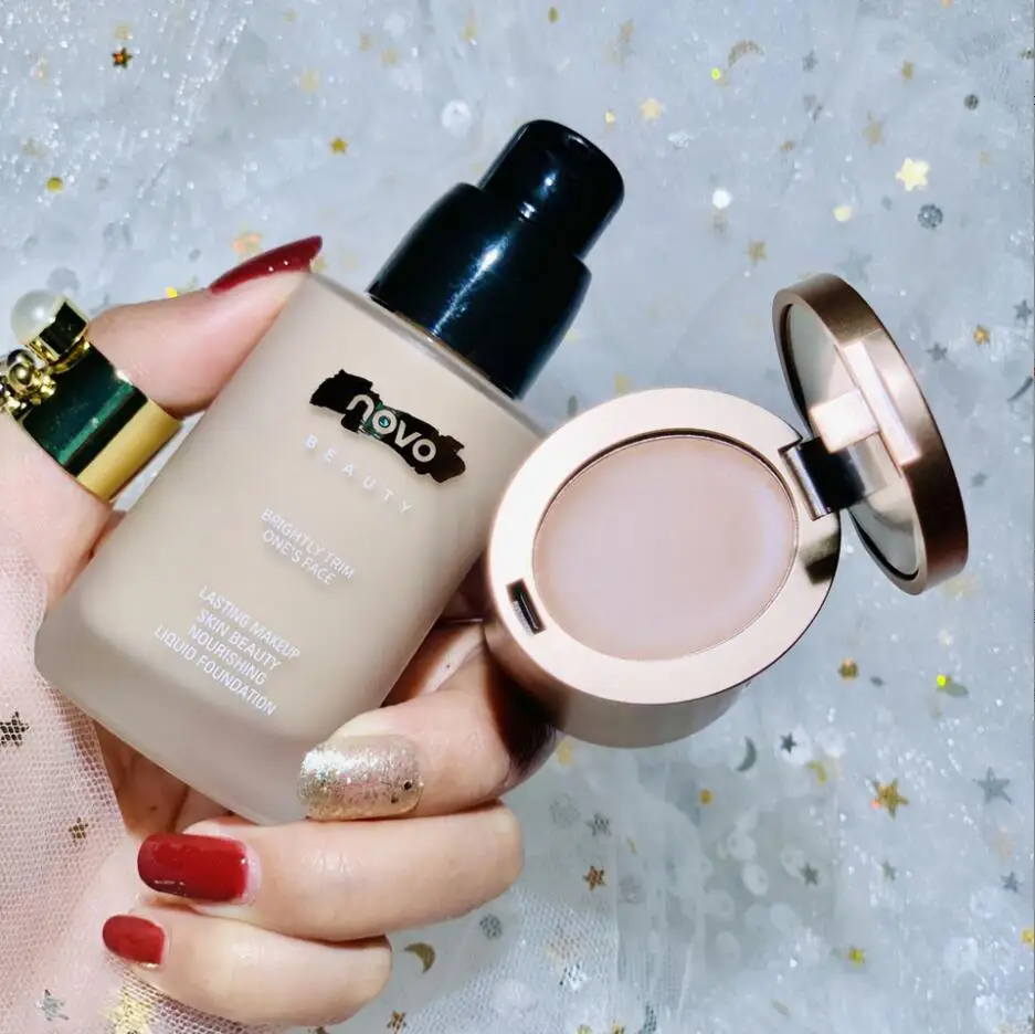 

New Small Bottle Liquid Foundation Makeup Face Whitening Primer Base Makeup Facial Contour Conclear Waterproof Cosmetics T2472