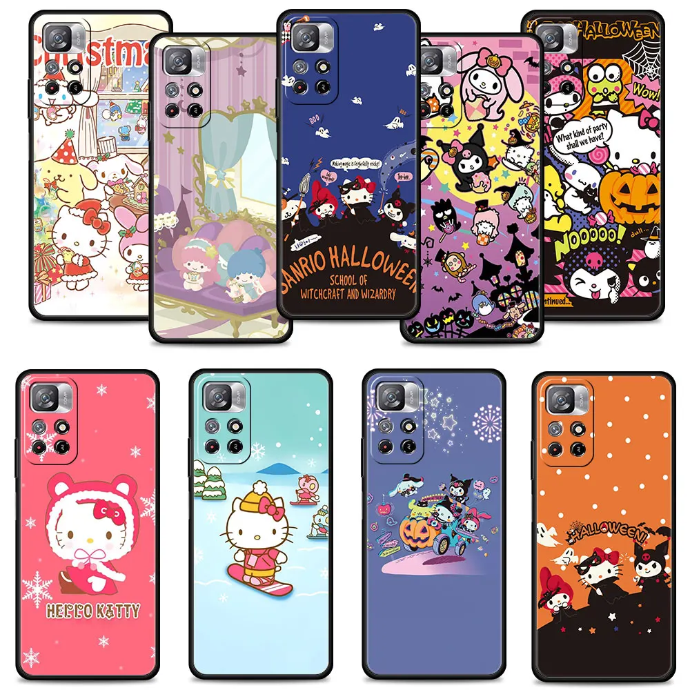 

Full Lens Protection Case For Redmi Note 11 10 9 8 8T 9T 9S Pro 9C 9A 10C K40 K40S K50 Shell Cartoon Lovely Sanrio