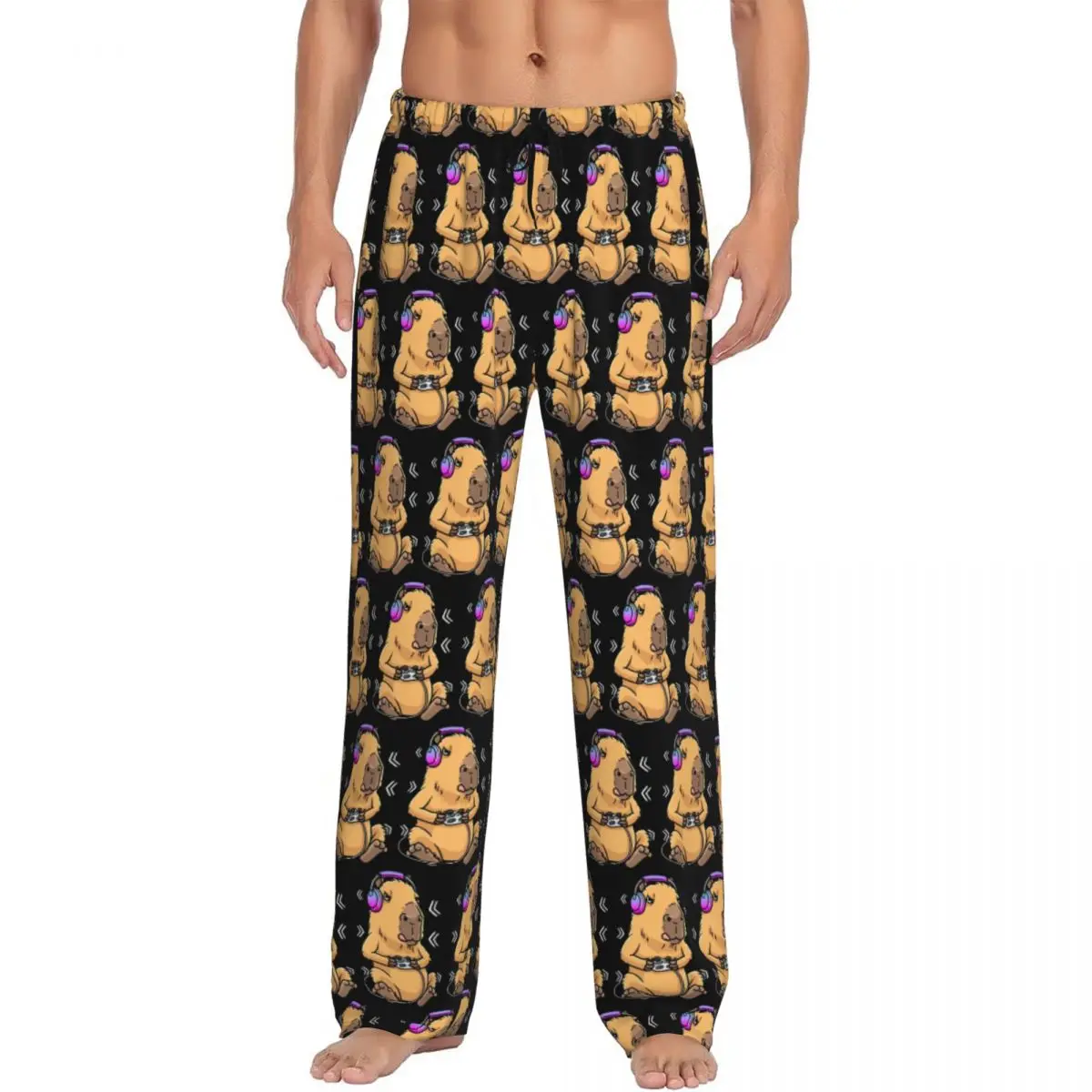 Персонализированная игровая Пижама capyучитыбара с гигантской кавией и грызунами