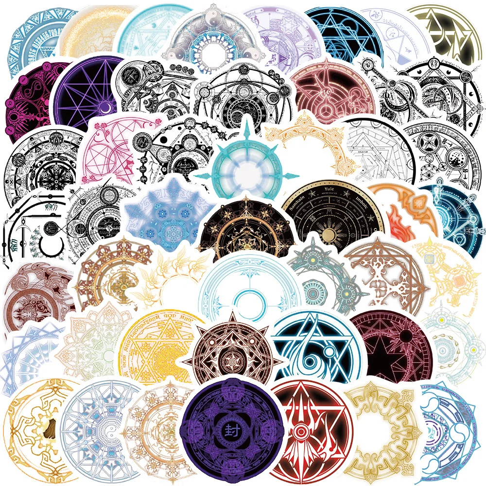 

10/30/50PCS New Magic Array Sticker Pack Cartoon Creative Animation iPad Luggage Table Car Chair Decoration Waterproof Wholesale