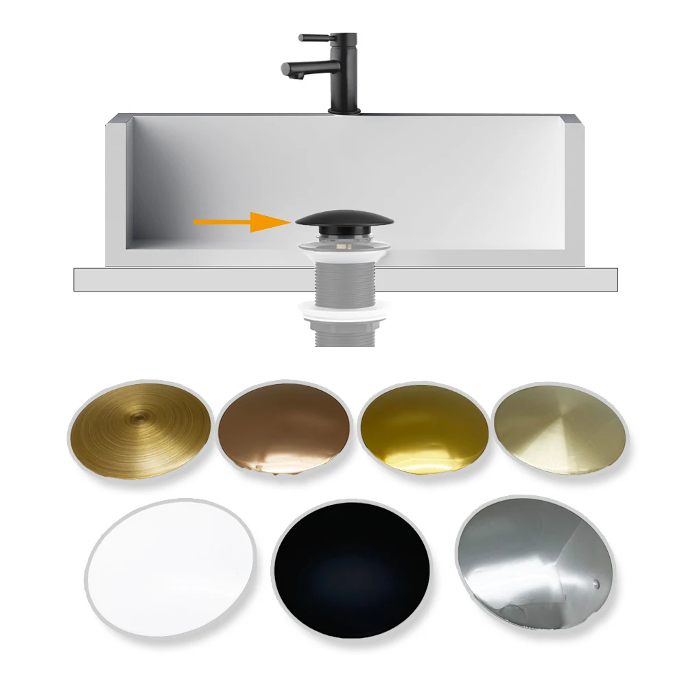 

All Copper Black Green Bronze Gold Plug Antique Glass Basin Wash Basin Sink Lid Available in Multiple Colors