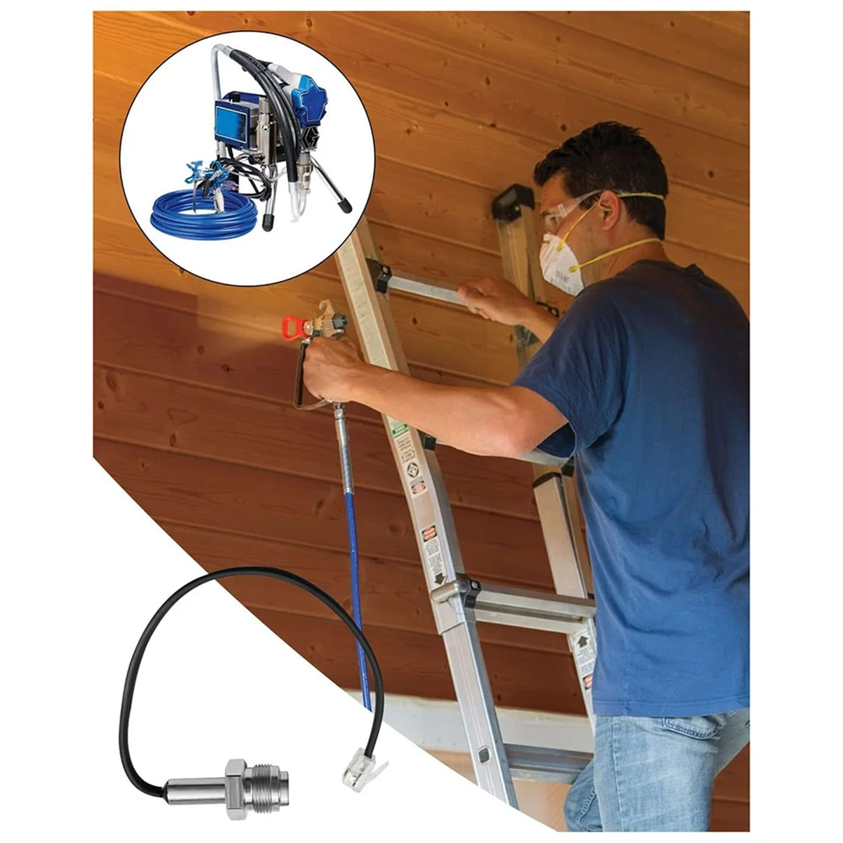 Сменный преобразователь для распылителя краски 243222 подходит Ultra 190ES 390 395 495 595 695 795