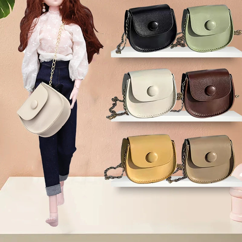 

1 Pc dollhouse Mini Fashion Handbag Coin Purse Lady Bag Dollhouse Shoulder Bag Kids Toys Playing House Toys