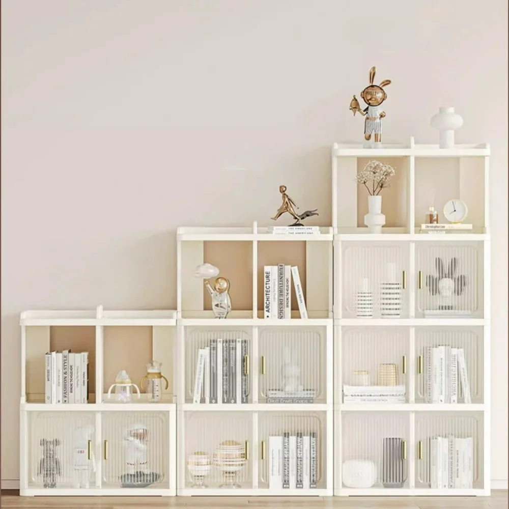 Библиотека прозрачная столик для хранения многофункциональная Антивор полка