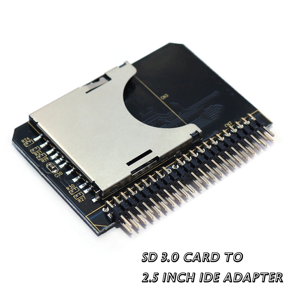 

Переходник для карты памяти SD 3,0 на 2,5 или 3,5 дюйма IDE, адаптер SDHC/SDXC, конвертер для ноутбука HDD, 44-контактный Штекерный порт