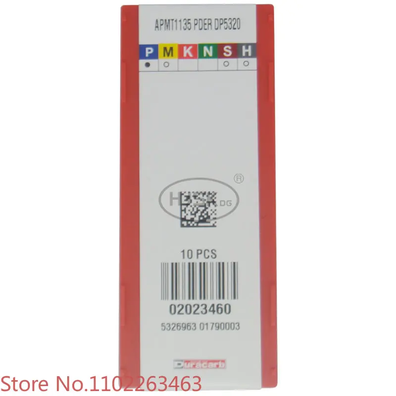 Лезвие CNC APMT1135PDER DP5320 из стали 10 шт.