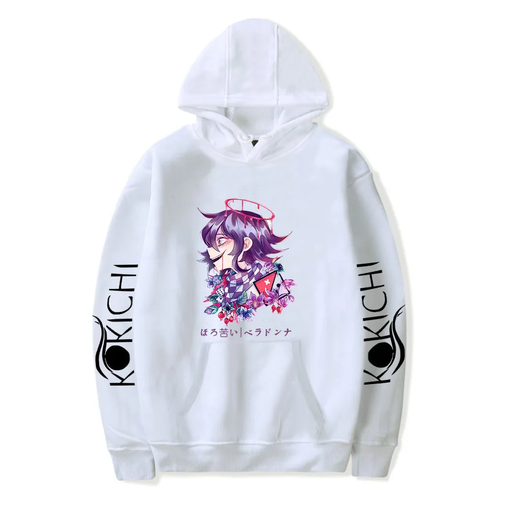 

Мужской/женский 2021 новый аниме Kokichi Oma Свитшот Косплей уличная одежда Повседневный брендовый модный спортивный костюм свободный свитер Гор...