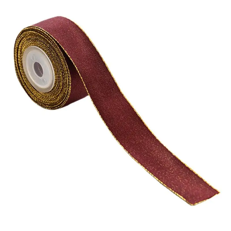 

Красивая рождественская декоративная лента, рождественские ленты, Праздничный Принт, Корсажная атласная Красивая лента, отлично подходит для изготовления бантов