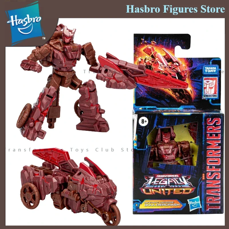 В наличии HASBRO Трансформеры Legacy United Core Class Infernac Universe Bouldercrash Фигурка Коллекция