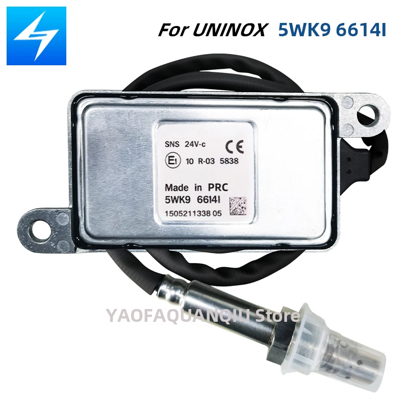 

NOX Sensor 24V Flat Five Needles Nitrogen Oxide Sensor 5801363754 5WK96614I 035155 5WK9 6614I For Citroen Uninox 24V