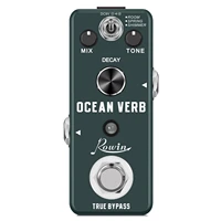 rowin ocean verb reverb digital guitar effect pedal for eelectric guitars 3 modes true bypass