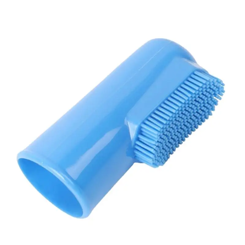 

2 PCS Dog toothbrush, pet tooth cleaning tool, finger toothbrush, deodorant, tooth care, silicone products
