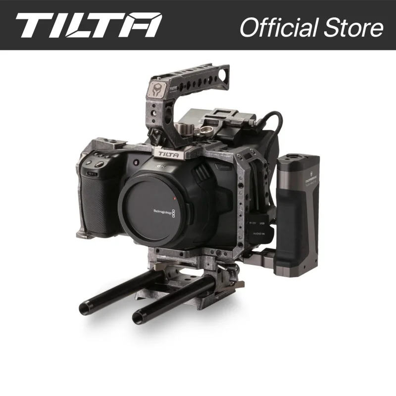 

TILTA BMPCC 4K 6K TA-T01-A комплект усовершенствованной клетки для камеры BMPCC 4K 6K BlackMagic с системой непрерывного изменения фокусировки и пластинами акк...