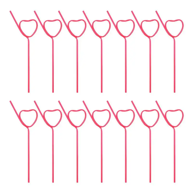 

25Pcs Reusable Shaping Straws Coffee Shop Plastic Straws Cocktail Straws