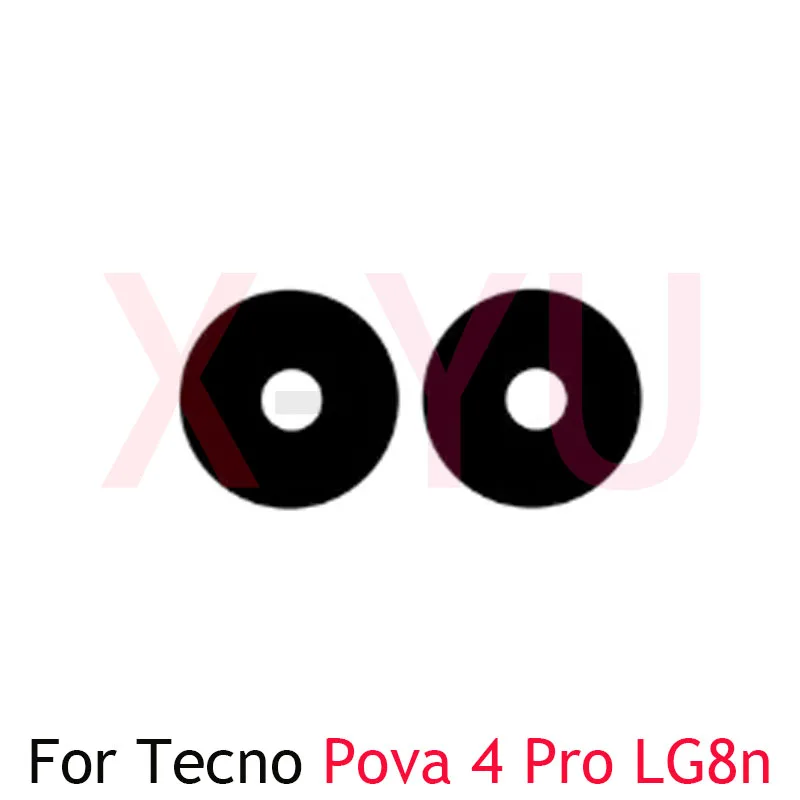 10 шт. для Tecno Pova 2 3 4 5 Pro LD7 LE7 LF7n LG7n LG8n LH8n задняя камера объектив стеклянная крышка с