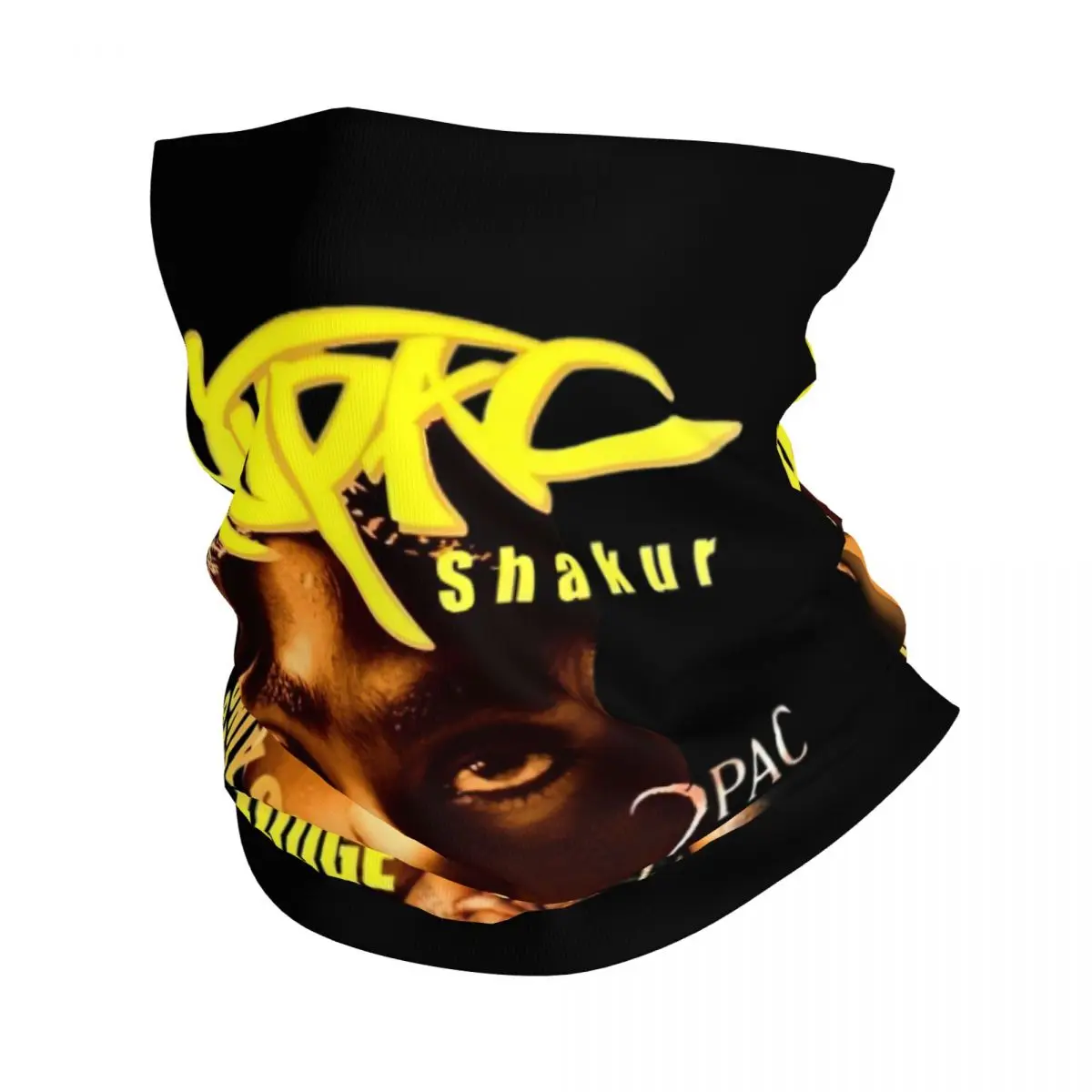 

Tupac 2PAC Bandana Neck Cover Printed Hip Hop Rap Music Mask Scarf Multi-use Balaclava Sports for Men Women Adult All Season