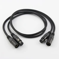pair a53 5n occ copper conductor audio balance interconnect cable with xlr plug connector hifi audio xlr plug cable