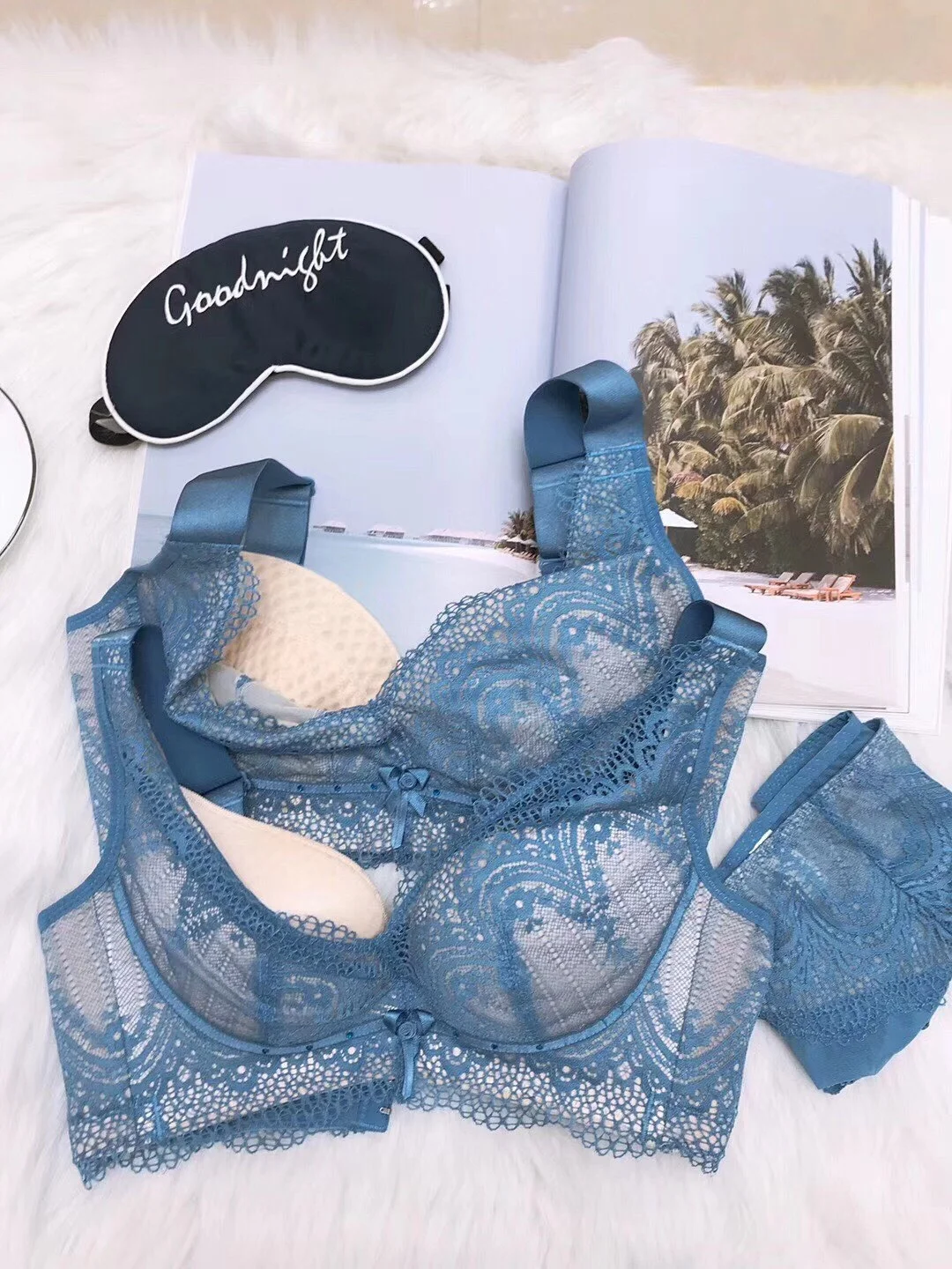 

Mamiaohuasi one generation large women's Vest D cup adjustable breathable bra rimless underwear