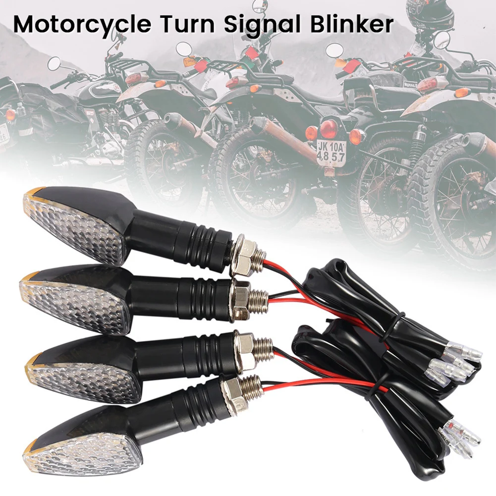 

4pcs Motorcycle Turn Signal LED Turn Signal 10LED Yellow Light Turn Signal Universal Low-consumption Turn Signal Lights Car Ligh
