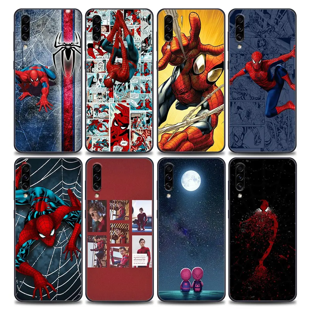 

Spiderman Marvel Phone Case for SamsungA10 e S A20 A30 A30s A40 A50 A60 A70 A80 A90 5G A7 A8 2018 Soft Silicone