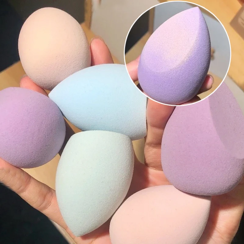 

1/2/4pcs Beauty Egg Makeup Cosmetic Puff Makeup Sponge Cushion Foundation Powder Sponge Wet and Dry Use Women Make Up Tools