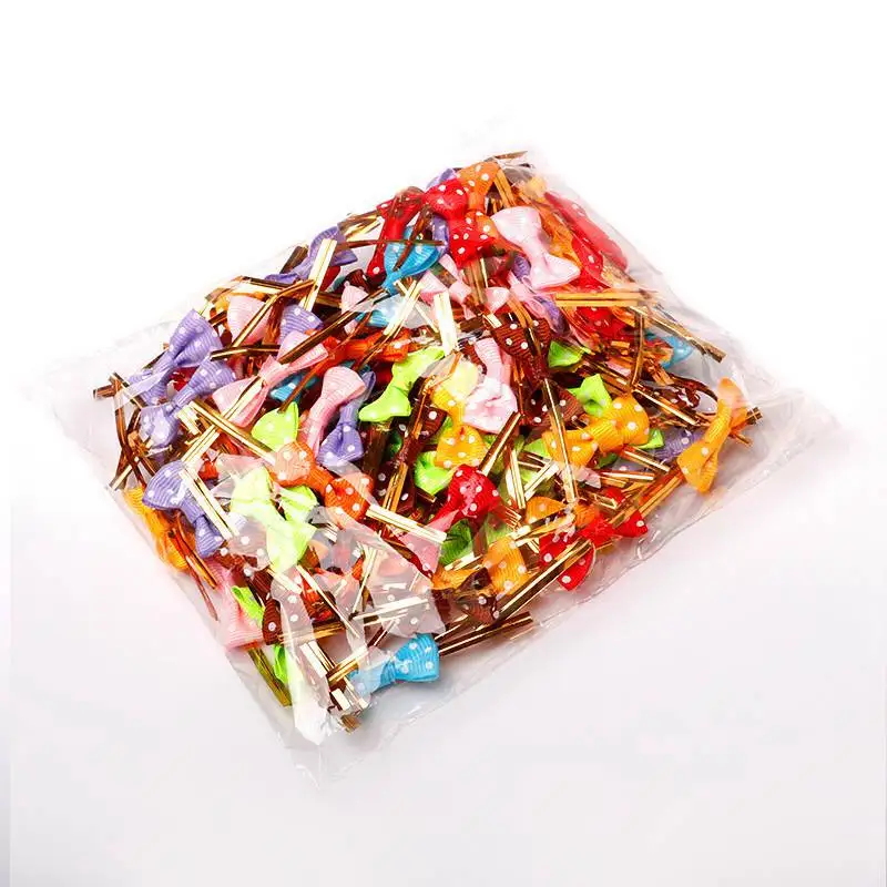 

100Pcs Candy Gift Bags Chocolate Wedding Bow Tie Christmas Box Snack Packaging