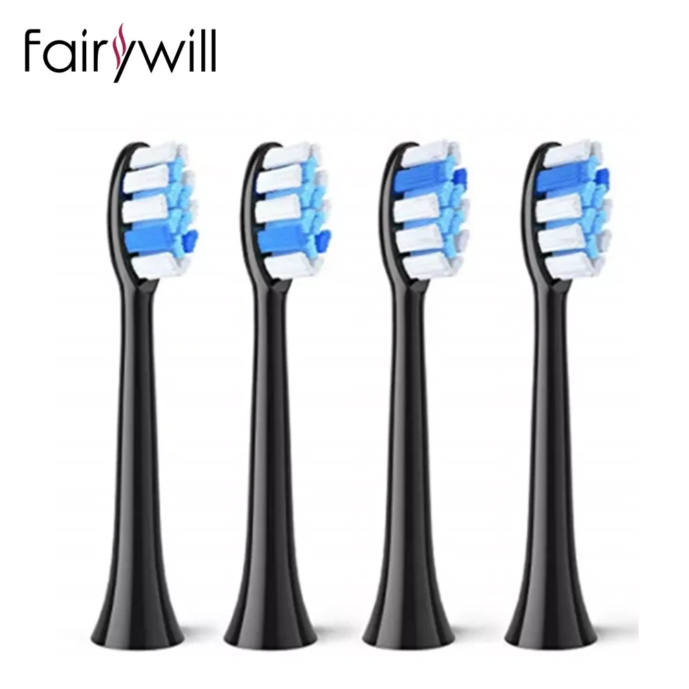 

Fairywill P11 Electric Toothbrush Heads Replacement Heads for P11 T9 P80 4pcs