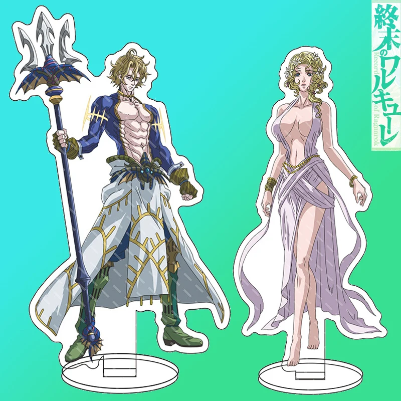 Hot Anime Record of Ragnarok Figure Cosplay Model Table Plate  Acrylic Stands Adam Zeus Loki Plate Desk Decor Toy Fans Gift