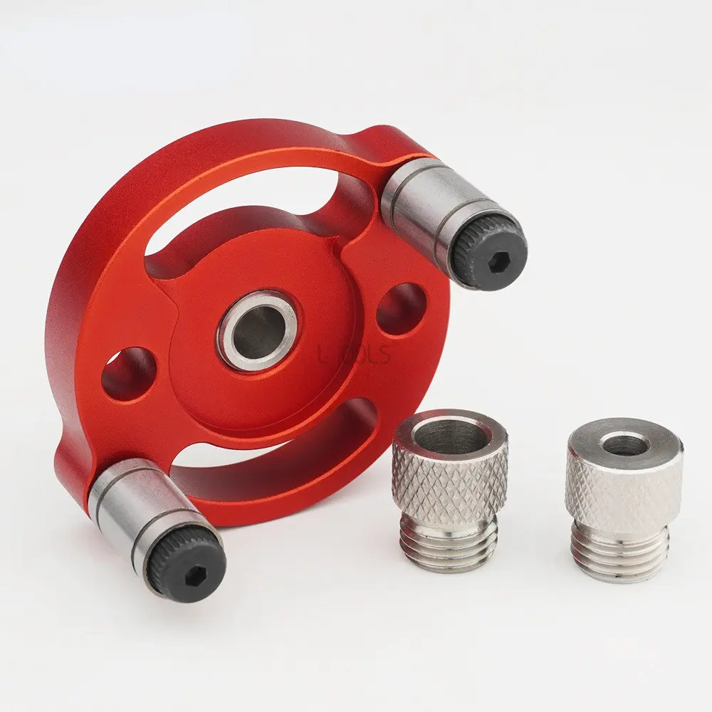 

Upgraded Self-Centering Dowelling Jig 3-10mm Vertical Pocket Hole Jig Hole Puncher Locator Drill Guide Tools for Carpentry