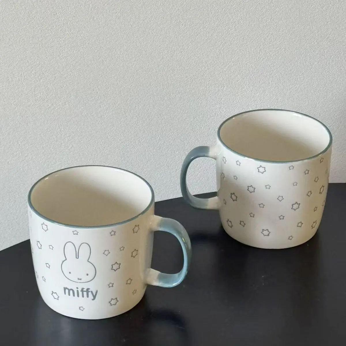 Фото Кружка Miffy Good Looks: вместительная, из керамики и фарфора, для всей семьи, для напитков, подарок, изящная, милая, очаровательная, кавайная, нежная №2
